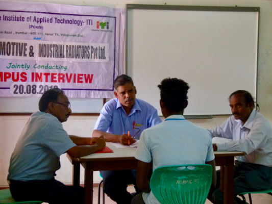 Campus Interview by the company Industrial Radiators Ltd