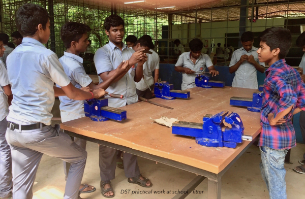 DST practical part at school - Fitter class