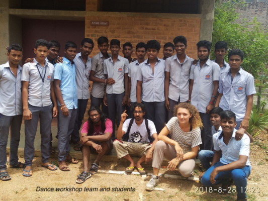 Dance workshop team led by Bboy D-Flow/Breakin; Bgirl Erika/Breakin and Dipstar/Freestyle/Hip Hop