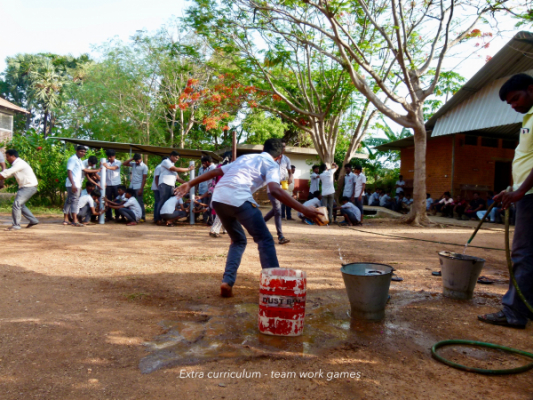 Extra curriculum - funny team work games
