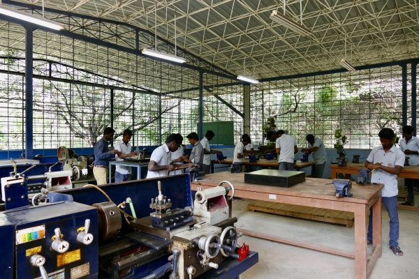 Practical work in the Fitter Workshop