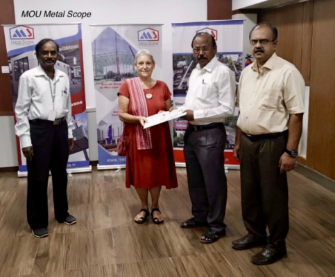 Metalscope, CEO Thiru V.Santhanam, Mr. Kannabiran Groupe General Manager HR _ Administration