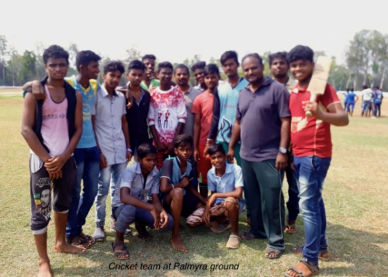 AIAT Cricket team at Palmyra ground