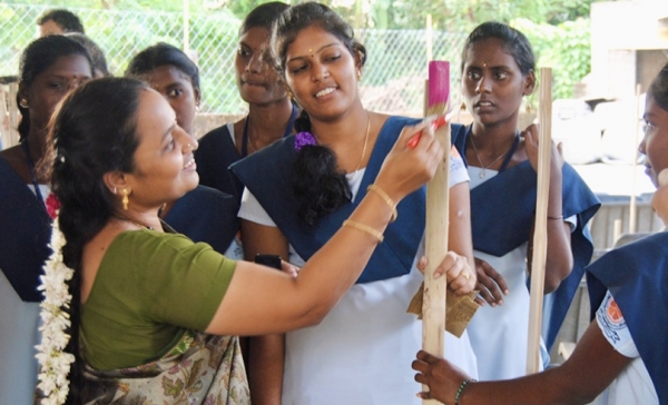 AIAT students are part of the 'Pink silence' social art project