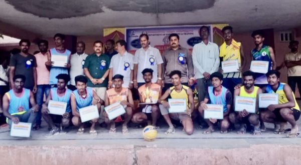 Award ceremony - District level sport competition 2020