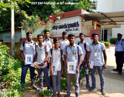 DST - First day of the EM trainees at GT Electronic company