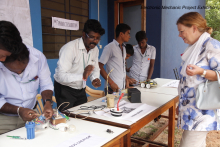 Project exhibition during the inauguration ceremony of the DST