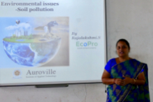 Guest lecture by EcoPro/Auroville on water and soil